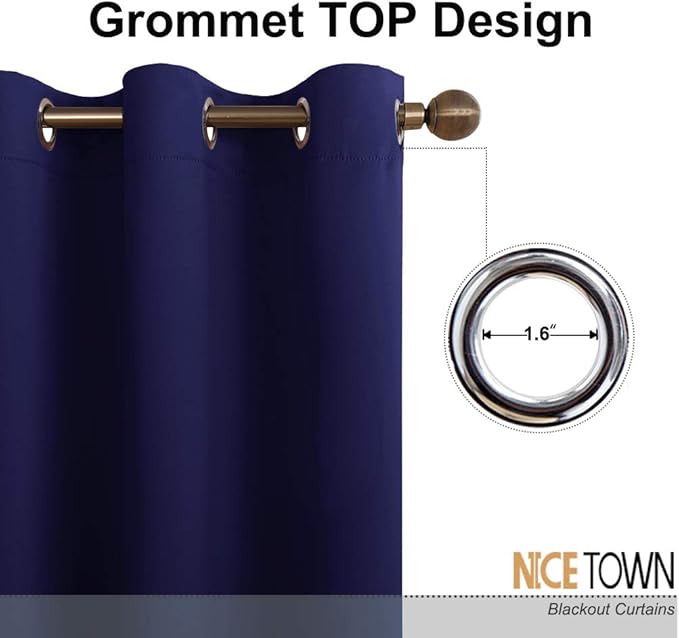NICETOWN Wide Sliding Door Curtains - Image 2