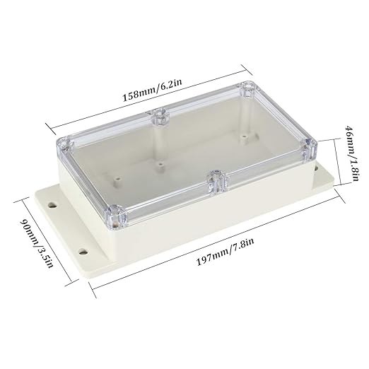 ABS Plastic Junction Box, Dustproof Weatherproof IP65 Electrical Box - Image 2