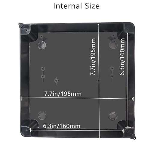 Junction Box, Reserved Holes Electrical Boxes Waterproof IP65 ABS Plastic - Image 5