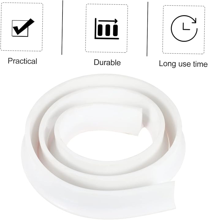 3m Toilet Water Retaining Strip Self-adhesive Silicone Baffle - Image 2