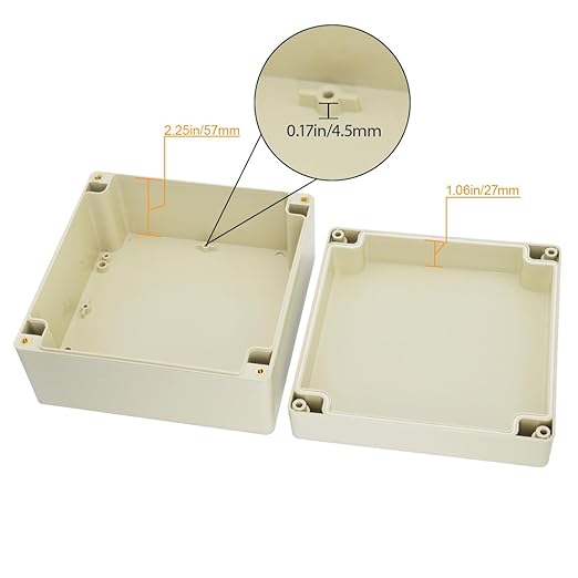 LeMotech Waterproof Dustproof IP65 ABS Plastic Junction Box Universal Electric - Image 4