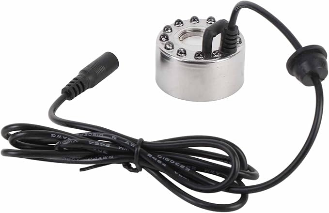 Mist Maker Fogger Zinc Alloy 12 LED Atomizer Humidifier - Image 2