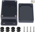 Project Box ABS Black Electrical Boxes IP67 Outdoor Waterproof Junction Box by Otdorpatio