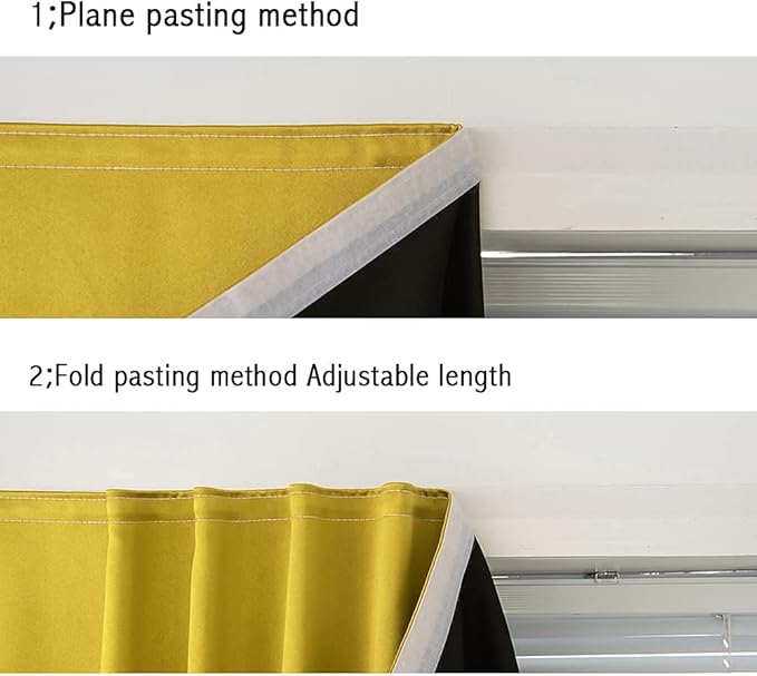 Autohesion Curtains for Windows, Bedroom Blackout Curtains for - Image 7