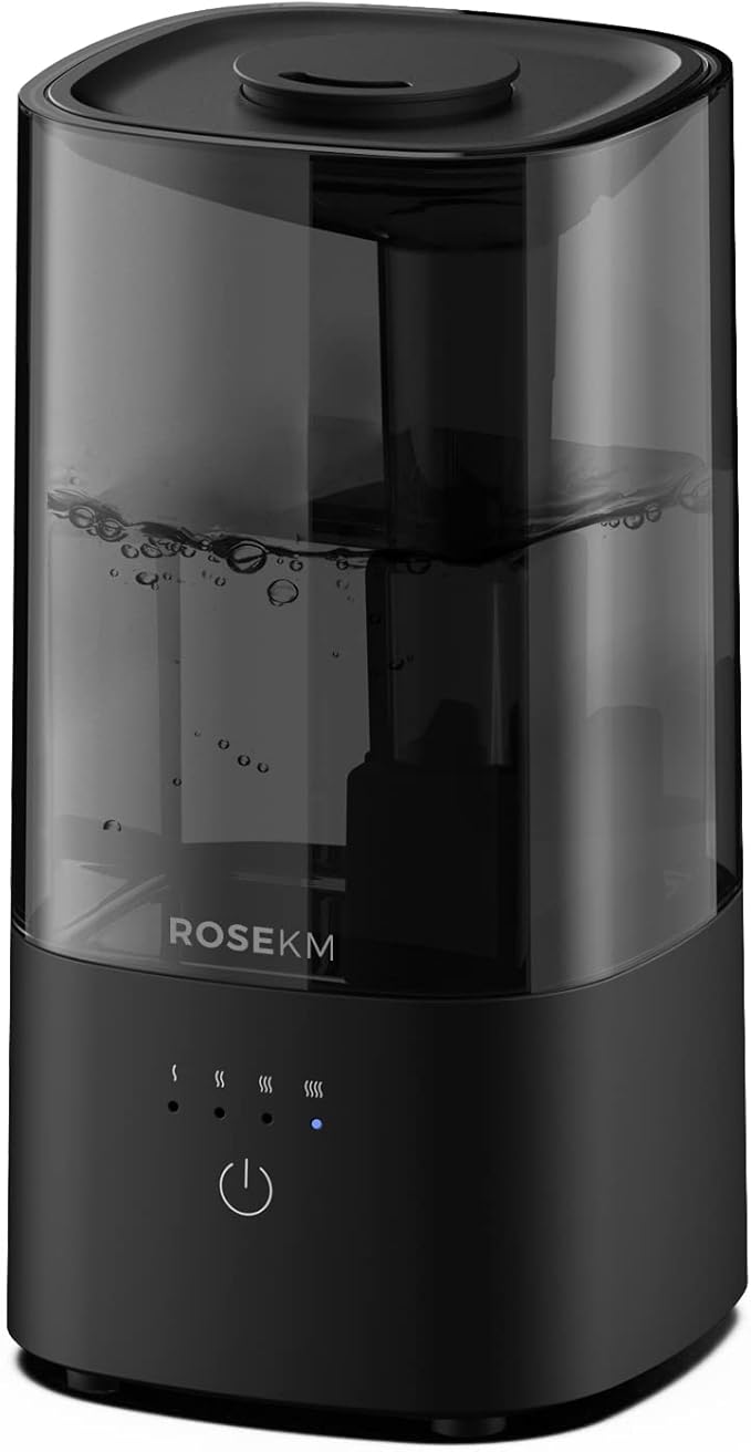 Humidifiers for Bedroom, 2.0L Cool Mist Humidifier for Home Plant and Baby by ROSEKM