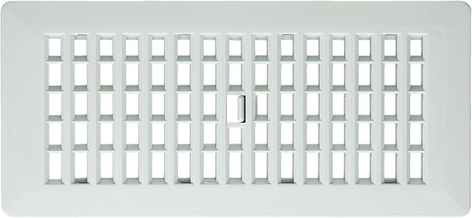Decor Grates PL410-BN 4X10 Inches Plastic Floor Register, 1 Pack - Image 2