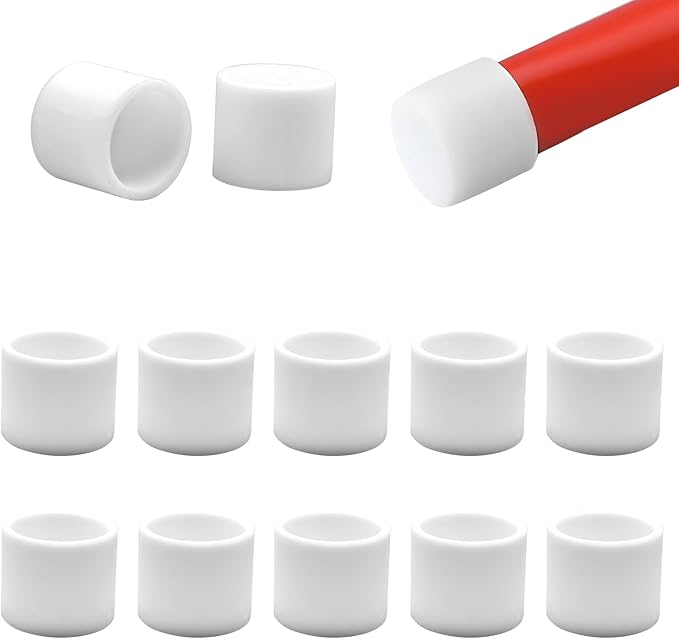 1-3/16" Silicone Chair Leg Floor Protectors, Rubber Chair Leg Caps, Non-Slip by EASYEAH