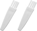 2pcs White Plastic Dusting Small Brush Electrical Brush Humidifier Cleaning by JCBIZ