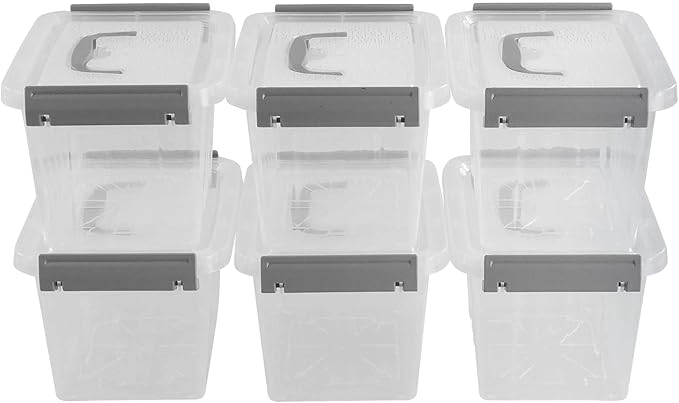 3 L Small Storage Bins, 6 Pack - Image 7