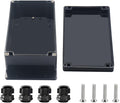 Project Box ABS Black Electrical Boxes IP67 Outdoor Waterproof Junction Box by Otdorpatio