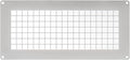 Repa Market 10" x 5" Inch White Galvanized Steel Rectangular Crawl Space Vent by RepaMarket