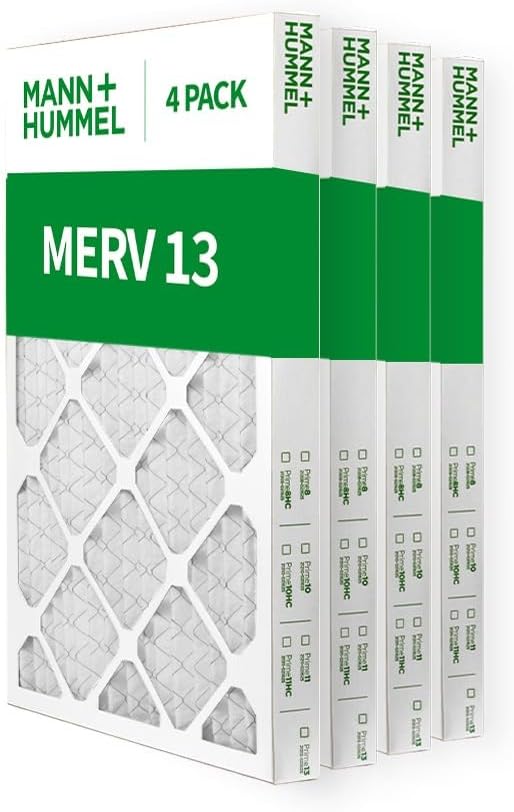 Mann+Hummel 14x20x2 MERV 13 Pleated HVAC AC Furnace Air Filters. 4 Pack. - Image 4