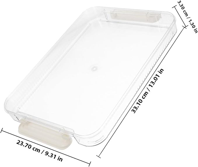 Cabilock A4 File Organizer Box Small without Lid, and White Card Storage Case - Image 2