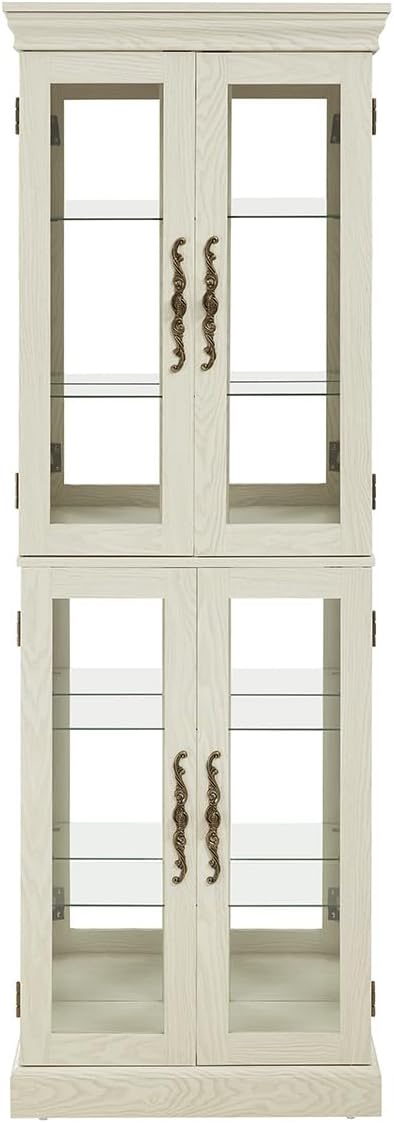 Lighted Glass Curio Cabinet - Image 5