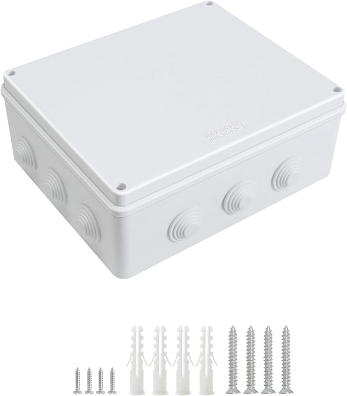 LeMotech ABS Plastic Dustproof Waterproof IP65 Junction Box Universal by LeMotech