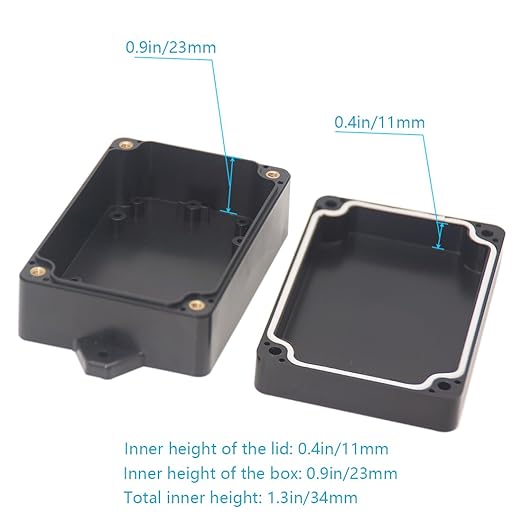 Zulkit Junction Box ABS Plastic Dustproof Waterproof IP65 Universal Electrical - Image 6