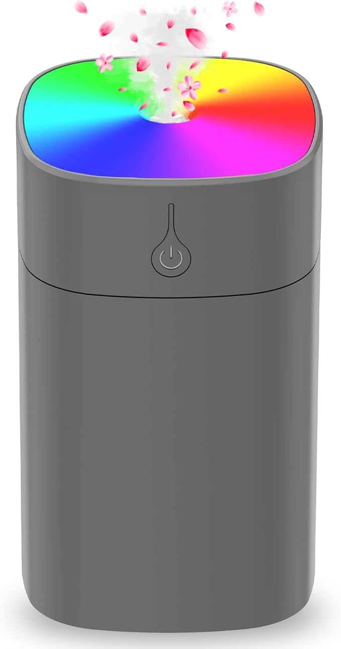 Portable Mini Humidifiers for Bedroom, 400ml Aroma Diffuser for Home Personal by Baopilong