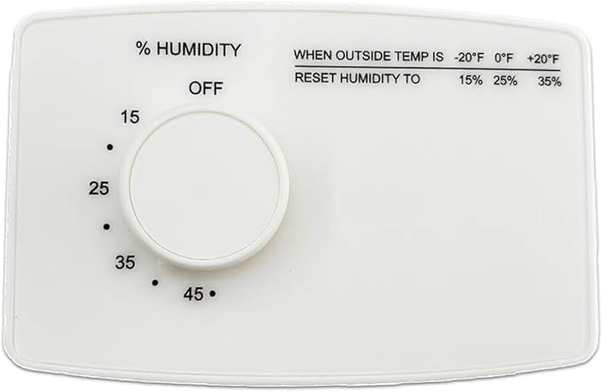 4655 Manual Digital Humidifier Replacement 24V AC Control Switch White by Gihdfer