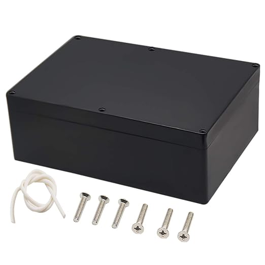 Junction Box, Zulkit Project Box IP65 Waterproof Outdoor Box ABS Plastic by Zulkit