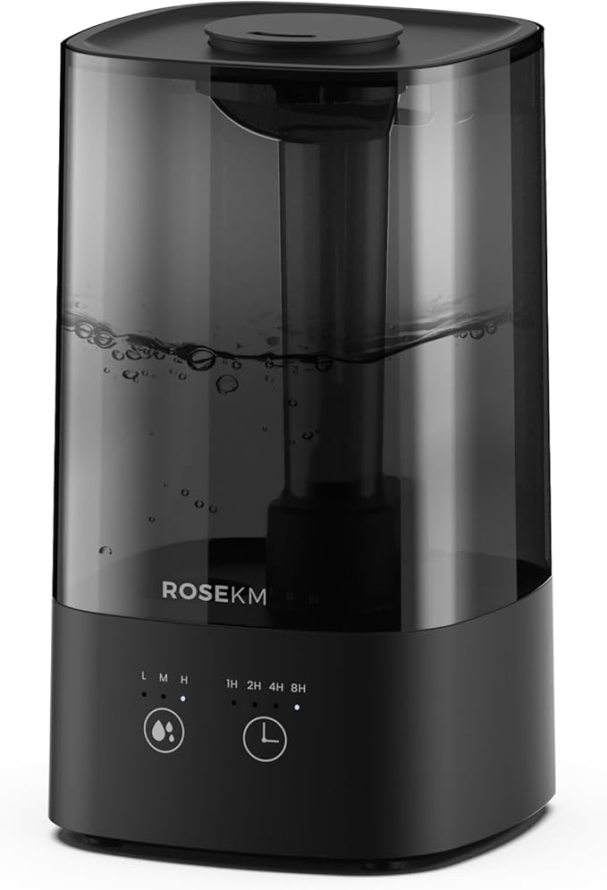 4.5L Humidifiers for Bedroom, Humidifiers for Home Large Room, Cool Mist by ROSEKM