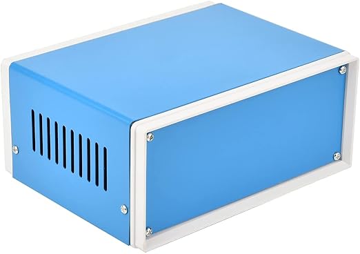 Auniwaig Electronic Junction Box, Metal Project Box DIY Enclosure Case by Auniwaig