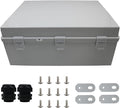 MAKERELE Large Outdoor Electrical Box Junction Plastic Waterproof Lockable IP67 by MAKERELE