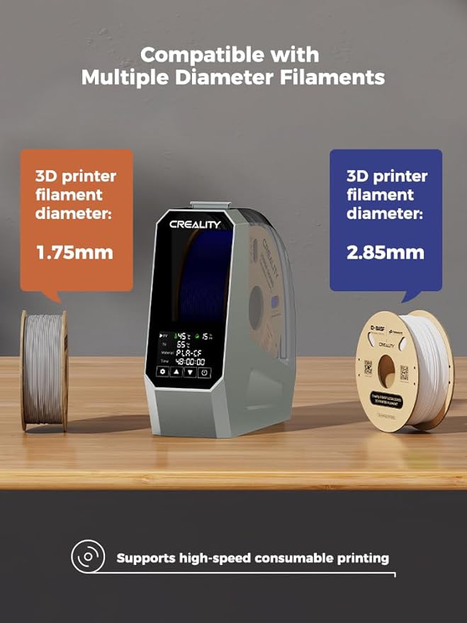 Creality Upgraded Space Pi Filament Dryer, 3D Printer Filament Dryer Box - Image 9