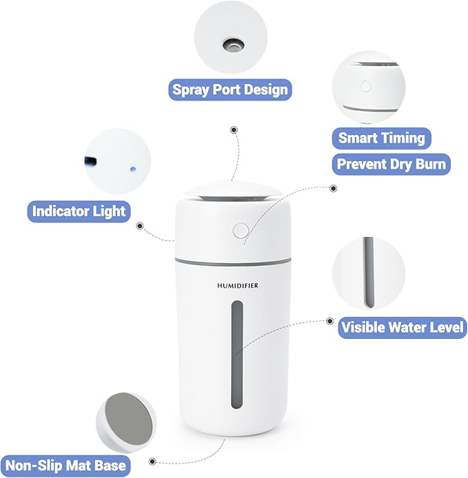 Personal Ultrasonic Cool Mist Humidifier - Image 3