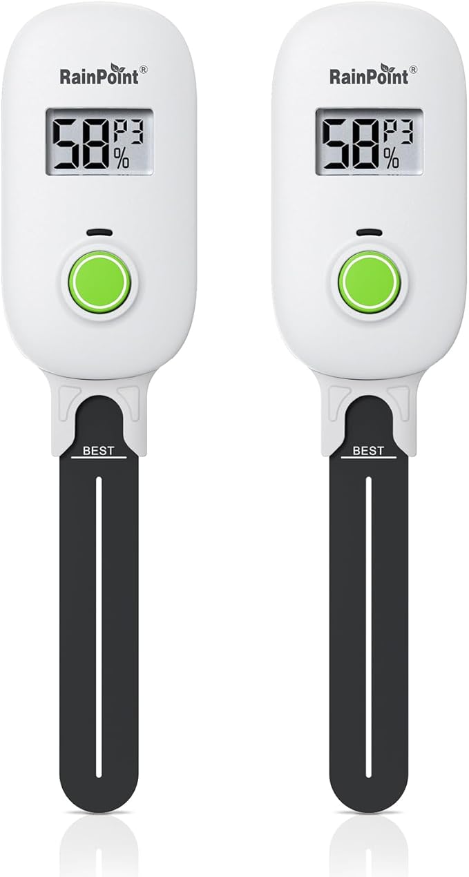 RAINPOINT Smart Digital Wireless Plant Moisture Meter Houseplant Indoor by RainPoint