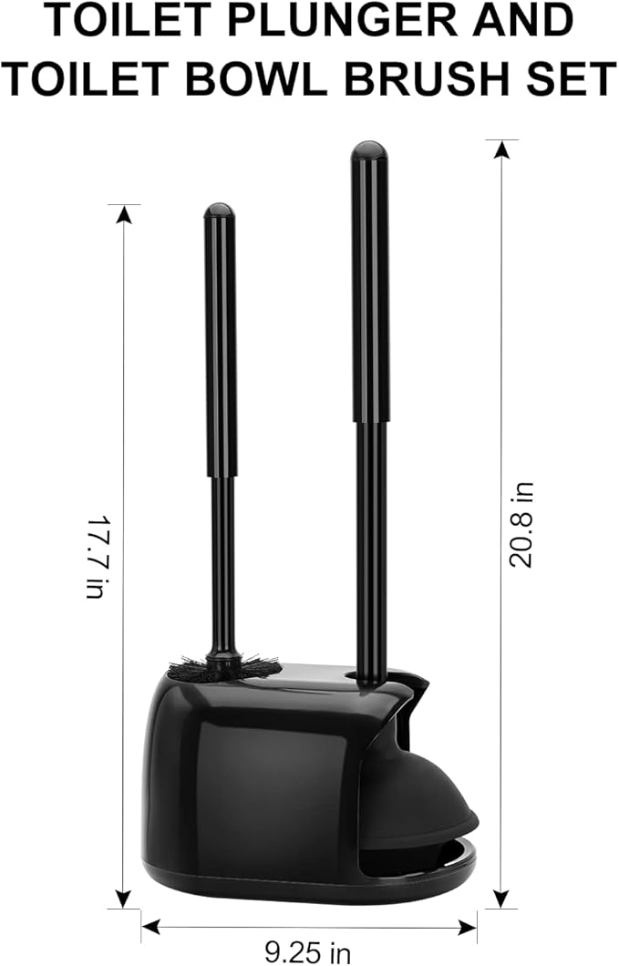 SetSail Toilet Brush and Plunger Set, 3 Pack Toilet Plungers - Image 2