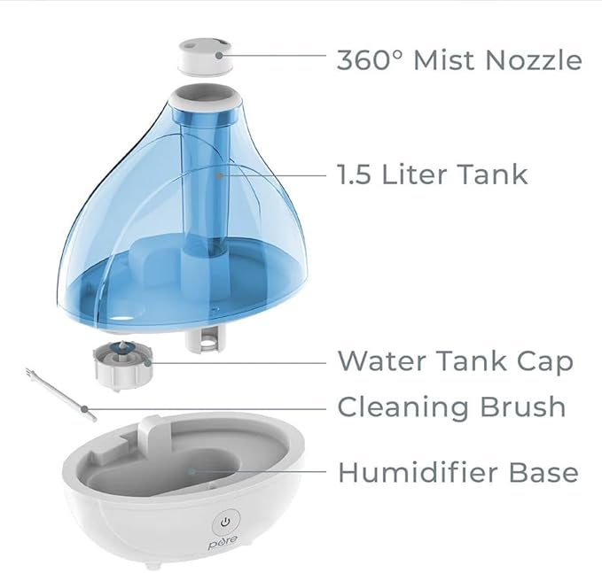 Pure Enrichment MistAire Ultrasonic Cool Mist Humidifier - Image 9