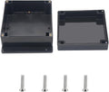 Outdoor Waterproof Junction Box IP67 Project Box ABS Black Electrical Boxes by Otdorpatio