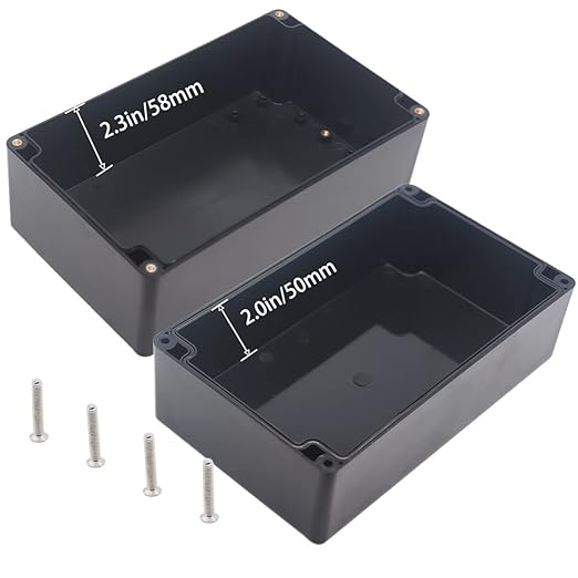 Watertight Junction Box, IP67 Waterproof Project Box Durable ABS Plastic - Image 4