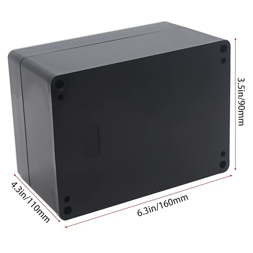 Watertight Junction Box, IP67 Waterproof Project Box Durable ABS Plastic - Image 2