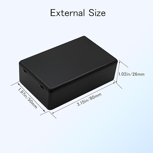 Project Box 8 Pieces Electrical Box Small Junction Box ABS Plastic Enclosure - Image 3