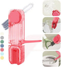 4 in 1 Cup Lid Gap Cleaning Brush, Mutipurpose Tiny Silicone Cup Holder Cleaner by VIDONIO