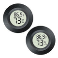 2 Pack Hygrometer Thermometer Digital Humidity Meter Indoor/Outdoor Humidity by JEDEW