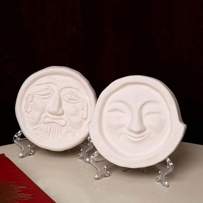 Air Purifying Healing Ceramic Object-Ancient Korean Demon Hunter's Face Roof - Image 6