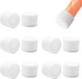 10 Pcs 1-3/16" Round Chair Leg Tips Caps, Silicone Rubber Furniture Leg Floor by BOPOREAE
