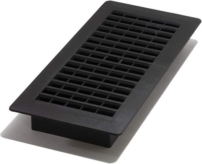 Decor Grates PL410ZIP-BLK-10 Louvered Plastic Floor Register, 4 x 10 Inches - Image 5
