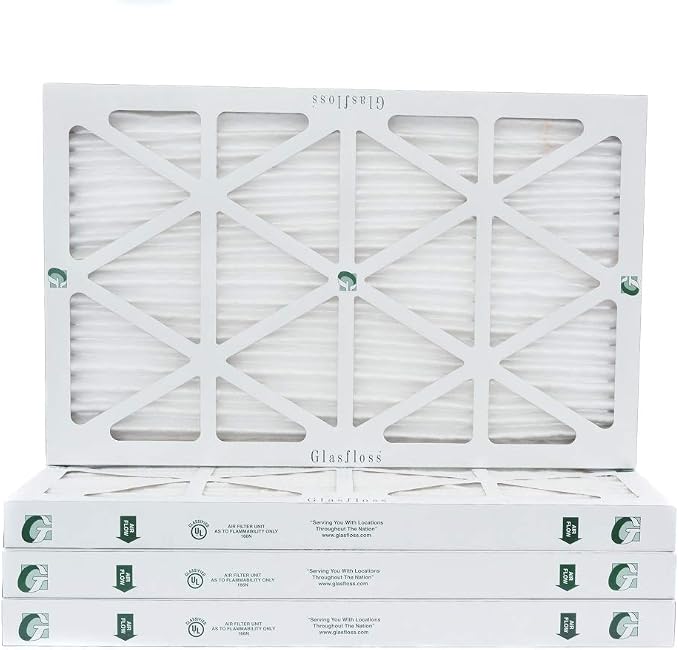 Glasfloss 10x20x2 MERV 13 AC & Furnace 2" Depth Air Filters. Box of 6. Actual - Image 4