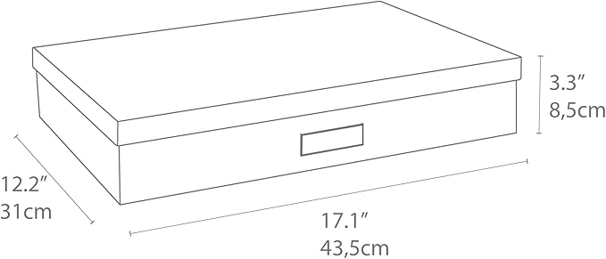 Bigso Sverker Fiberboard Legal and Art Storage Box - Image 3