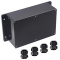 Junction Box IP65 Waterproof ABS Plastic Electrical Project Case Power Junction by Otdorpatio