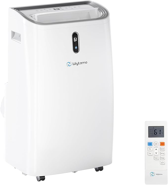 14, 000 BTU Portable Air Conditioners Cool Up to 700 Sq.Ft, Dehumidifier & Fan by Wiytamo