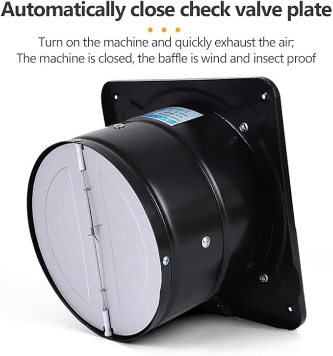 6 inch Exhaust Fan Metal Iron Ventilation Extractor, Silence - Image 7
