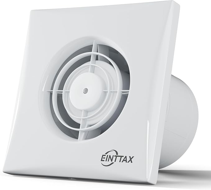 4 Inch Bathroom Exhaust Fan, 130m³/h Quiet Ventilation Extractor by Unknown