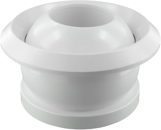 ABS Round Air-Conditioning Exhaust Vents, 360 Degree Rotating Spherical Jet by Unknown