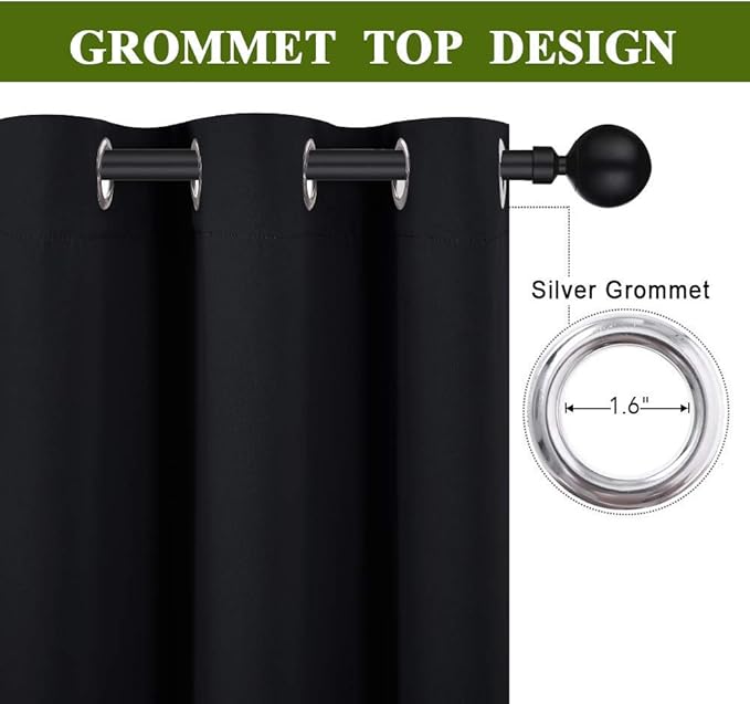 NICETOWN Light Reducing Grommet Curtain - Image 3