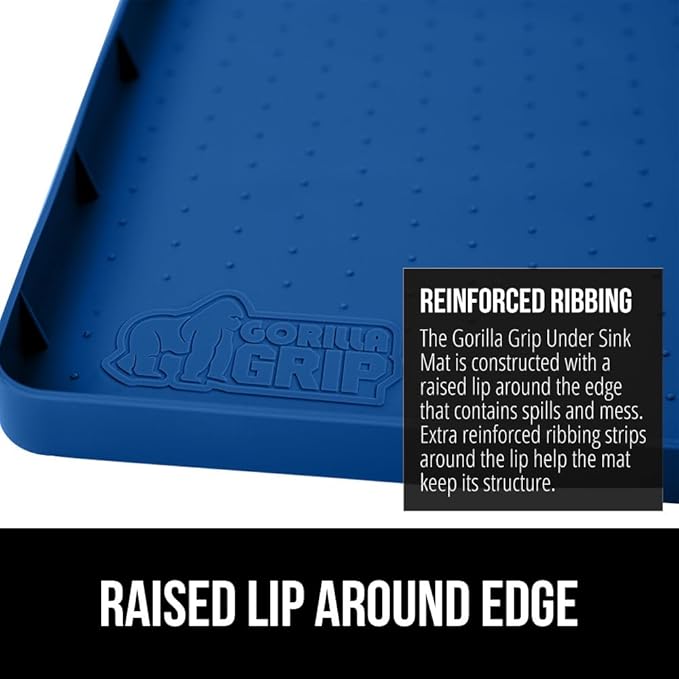 GORILLA GRIP Waterproof Silicone Under Sink Mat - Image 5