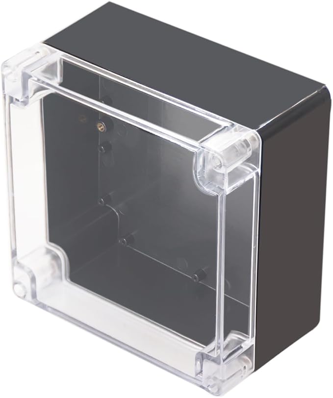 Project Box IP65 Waterproof Junction Box ABS Plastic Black Electrical Boxes DIY by Otdorpatio